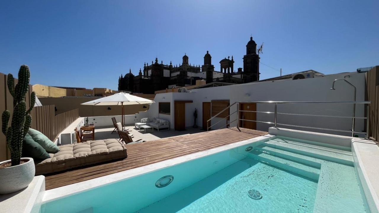 C-10 Vegueta Apartment - Private Rooftop Pool Las Palmas de Gran Canaria Eksteriør bilde